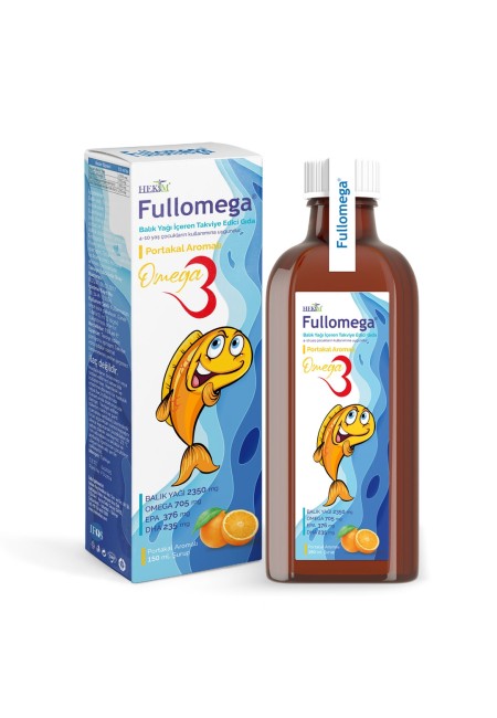 fullomega Balık Yağı Şurup 2'li Paket - Omega-3, Epa,dha Içeren Takviye Edici Gıda - 150 ml