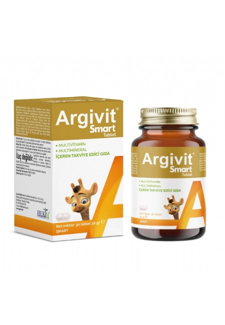 Argivit Smart Fosfatidilserin, Kolin, Multivitamin Ve Multimineral Tablet 30 Adet