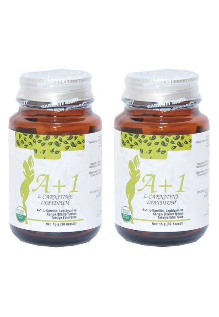 A1 L-carnitine Bitki Extratlı 30 Kapsül ( 2 ADET )