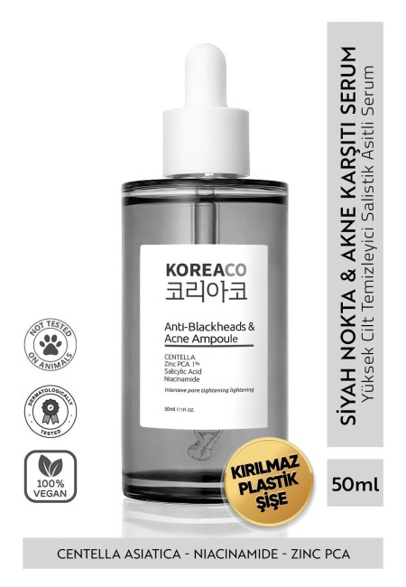 Anti-Blackheads Acne Ampoule Siyah Nokta ve Akne Ampulü 50 ml