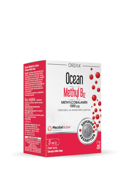 Ocean Methyl B12 5 ml Dilaltı Sprey / 30 doz