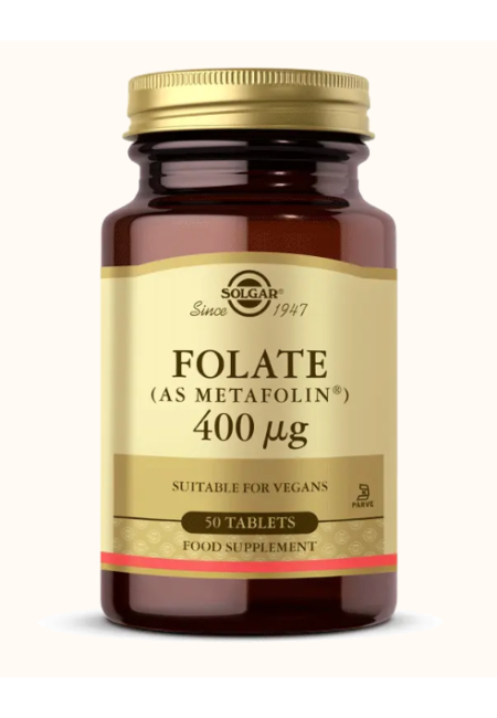 Folate (Metafolin®) 400 mcg (50 Capsule)