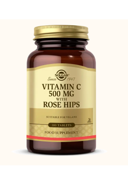 Vitamin C 500 mg with Rose Hips