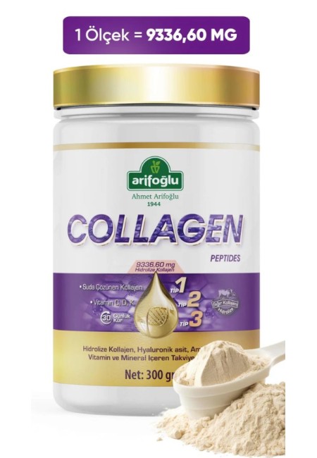 Collagen Peptides (Kolajen) 300 gr Takviye Edici Gıda