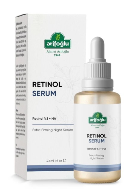 Kırışıklık Karşıtı, Onarıcı Retinol (A Vitamini) Sıkılaştıcı Gece Serumu 30 ml