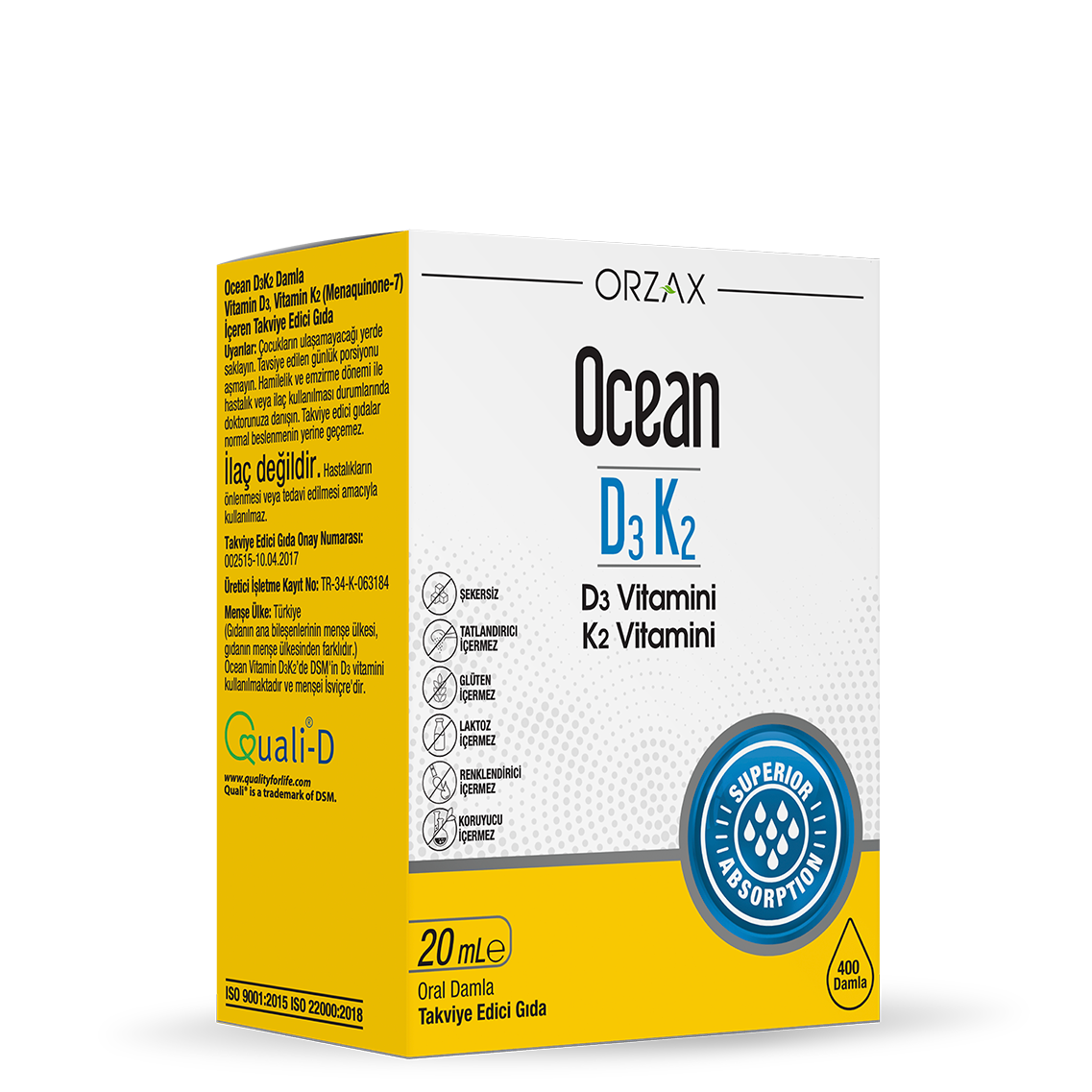 Ocean Vitamin D3 600 IU 20 ml Sprey