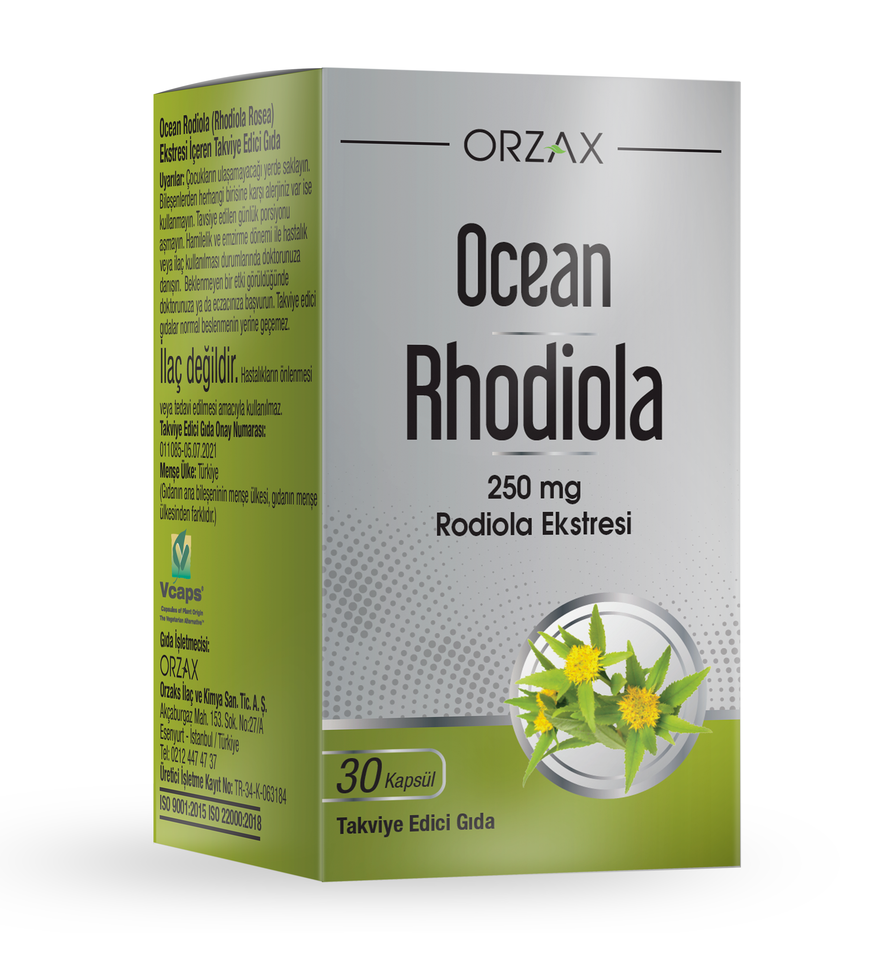 Ocean Rhodiola Kapsül