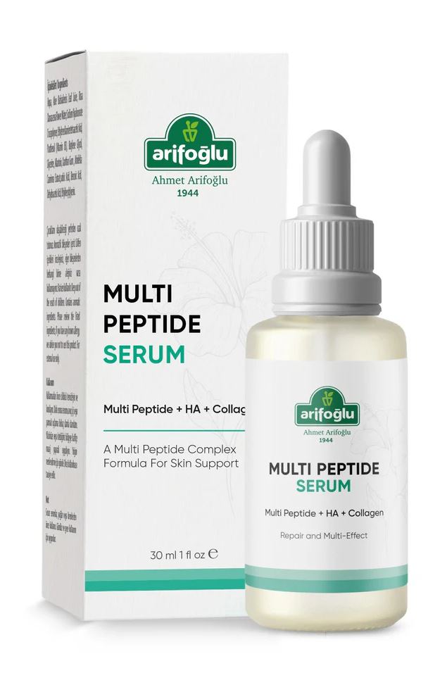 Yaşlanma Karşıtı, Cilt Yenileyici, Onarıcı Multi Peptide Serum 30 ml Multi Peptide+HA+Collagen